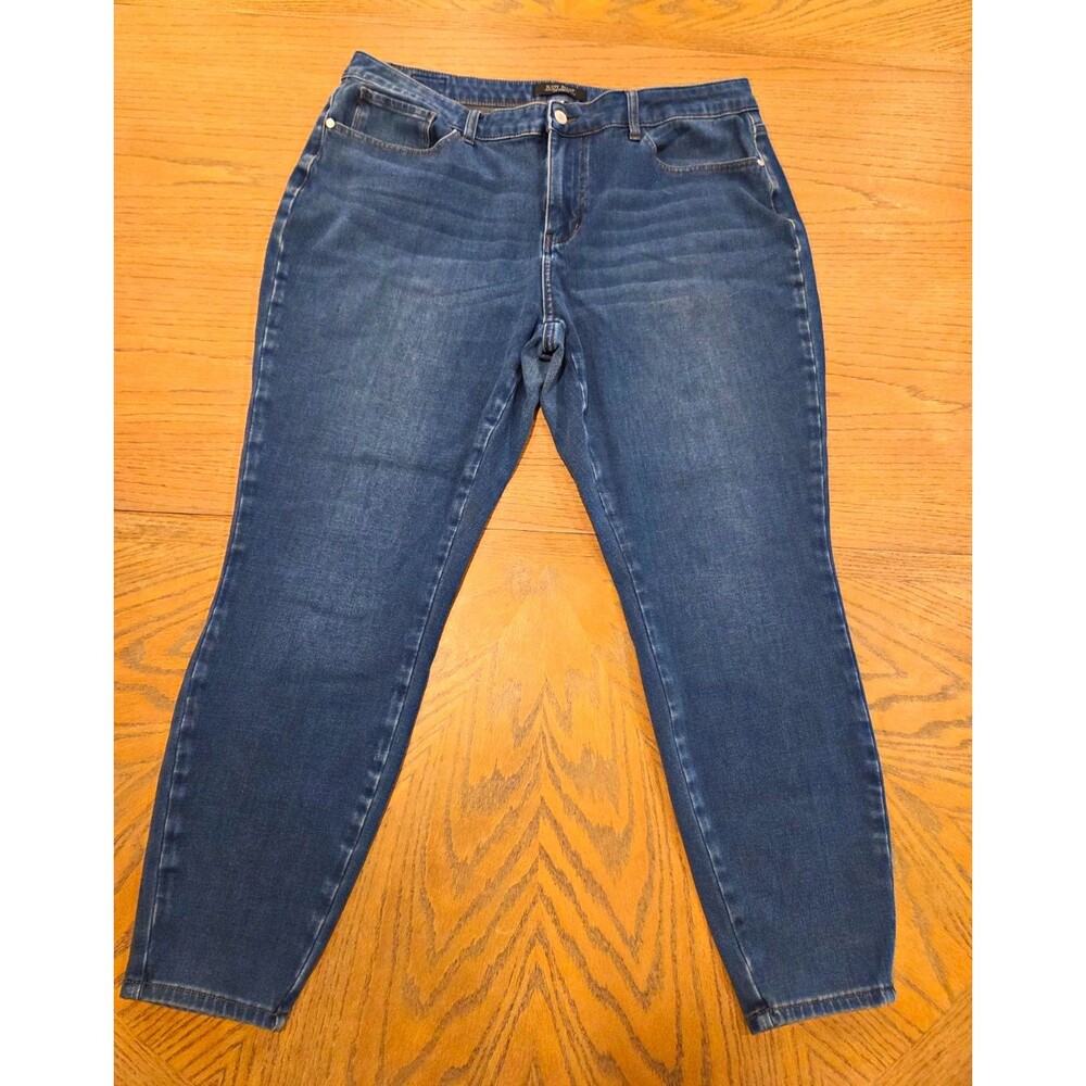 Judy Blue Jeans Womens 20W Skinny Fit Medium Wash Stretch Denim Plus Size 26 In